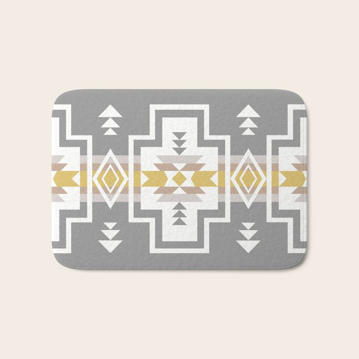 Aztec Stripes Bath Mat Gallery Image 1