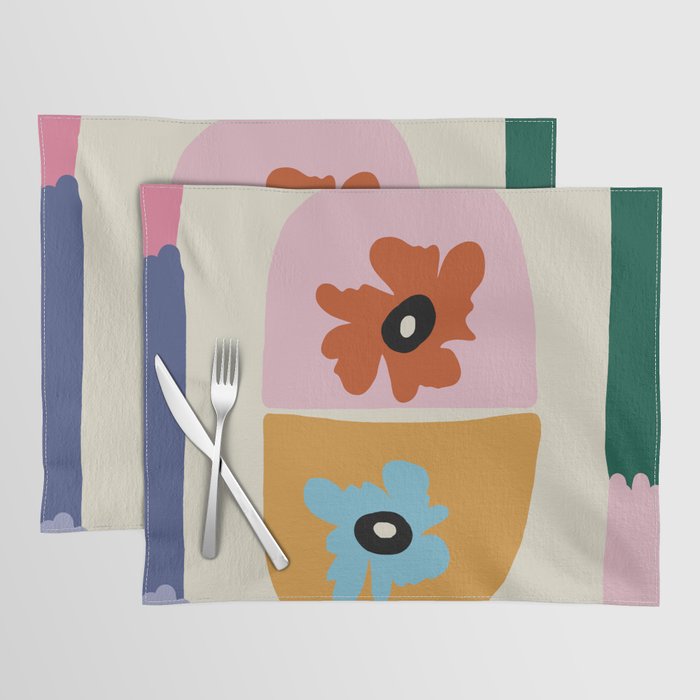 Floral capsule  Placemat Gallery Image 1
