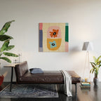 Floral capsule  Wood Wall Art Gallery Image 2