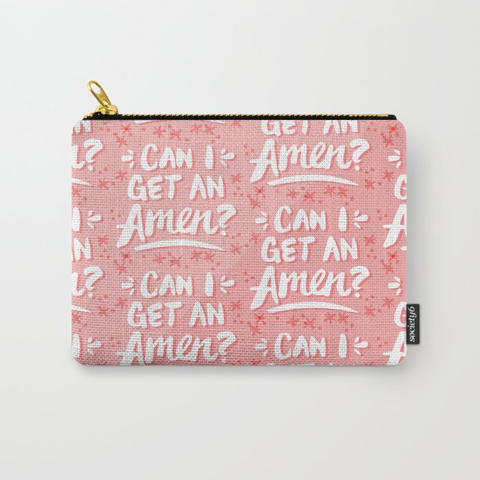 Can I Get An Amen? - Blush Pink Palette Carry All Pouch Gallery Image 1