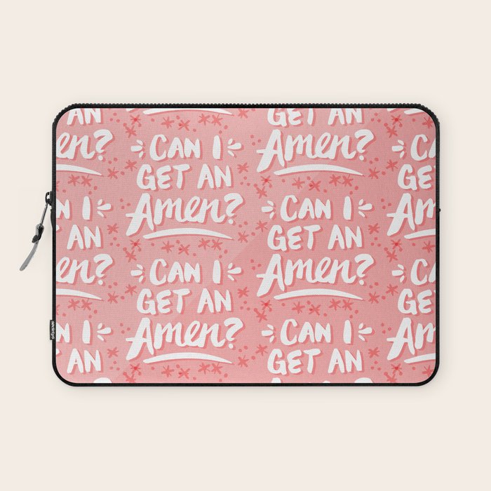 Can I Get An Amen? - Blush Pink Palette Laptop Sleeve Gallery Image 1