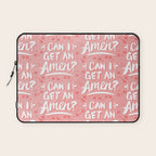 Can I Get An Amen? - Blush Pink Palette Laptop Sleeve Gallery Image 1