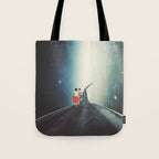 Just Walk Beside Me Tote Bag Gallery Image 1