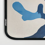 Blue Minimalist Coral Sea Ocean Coastal Art Painting Laptop Sleeve Gallery Image 3
