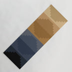 Geometric Aztec Pyramid Pattern X Yoga Mat Gallery Image 1