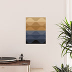 Geometric Aztec Pyramid Pattern X Poster Gallery Image 2