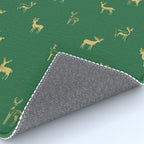 Christmas reindeer animal art pattern Rug Gallery Image 4