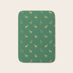 Christmas reindeer animal art pattern Bath Mat Gallery Image 1