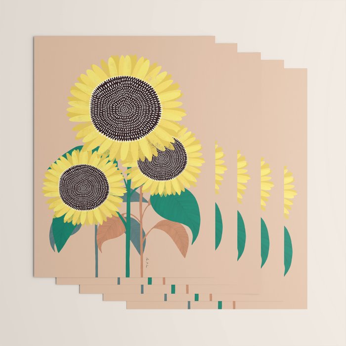 Sunflowers Wrapping Paper Gallery Image 3