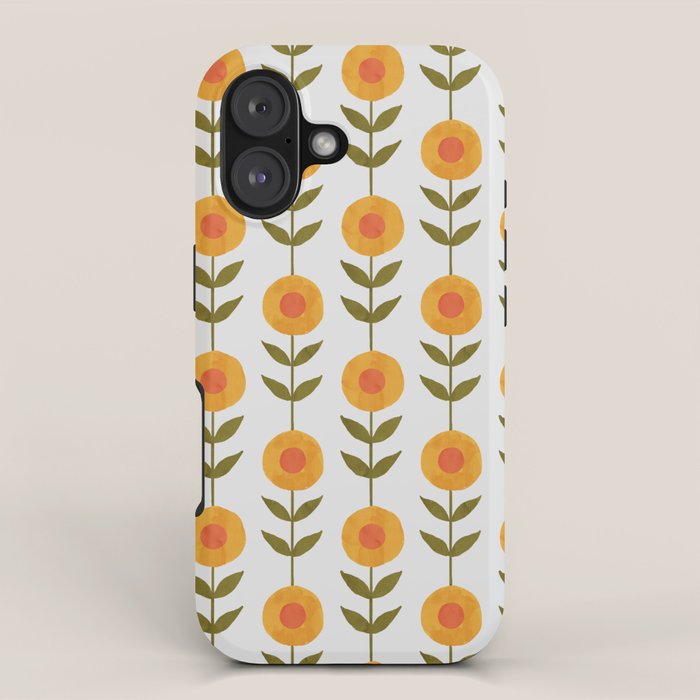 Fresh Yellow Spring Flowers iPhone Case Gallery Image 1