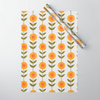 Fresh Yellow Spring Flowers Wrapping Paper Gallery Image 1