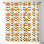 Fresh Yellow Spring Flowers Window Curtain Gallery Image 5