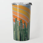 Cactus and Rainbow #1 Travel Mug Gallery Image 2