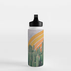 Cactus and Rainbow #1 Water Bottle Gallery Image 3