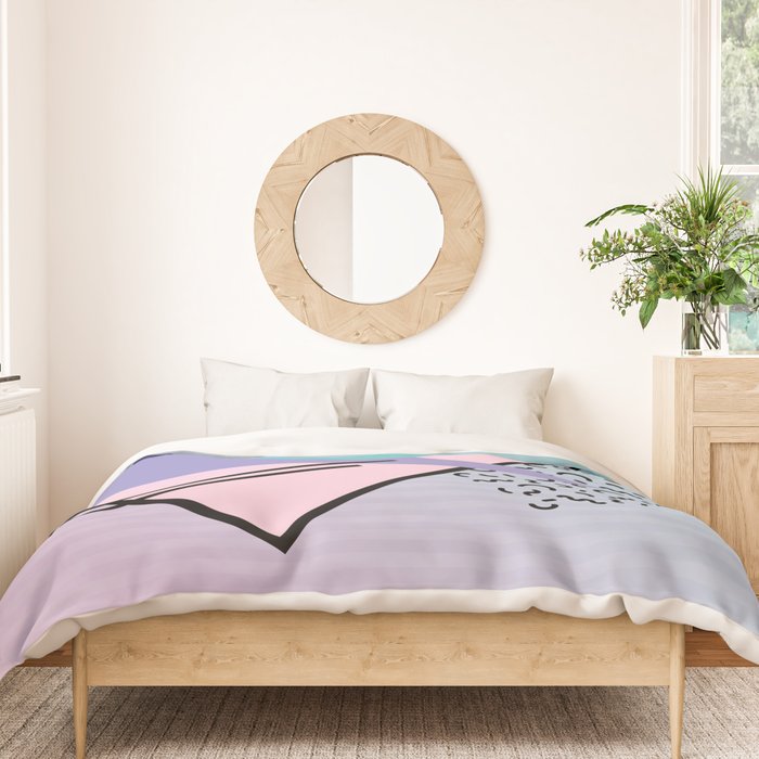 Memphis pattern 44 - 80s / 90s Retro Duvet Cover Gallery Image 3