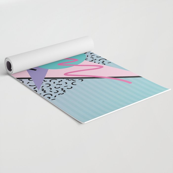 Memphis pattern 44 - 80s / 90s Retro Yoga Mat Gallery Image 2
