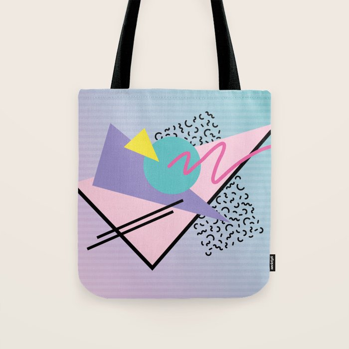 Memphis pattern 44 - 80s / 90s Retro Tote Bag Gallery Image 1