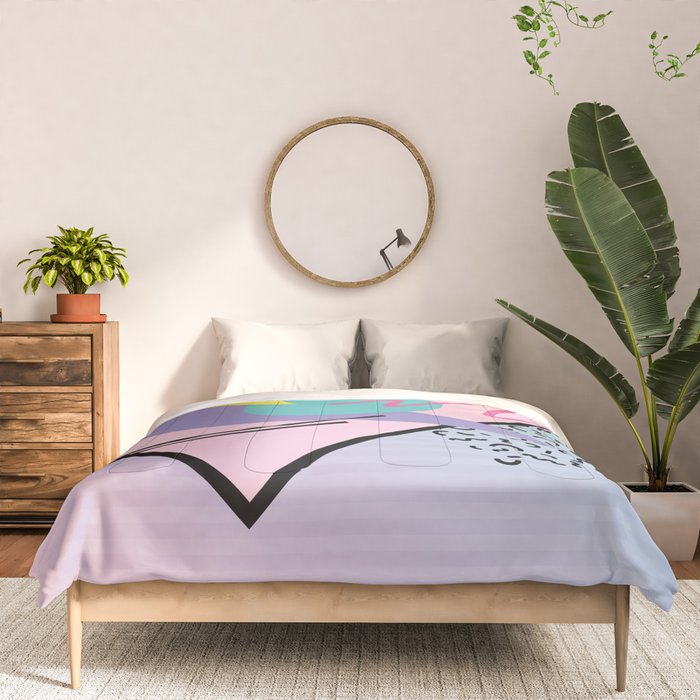 Memphis pattern 44 - 80s / 90s Retro Comforter Gallery Image 3