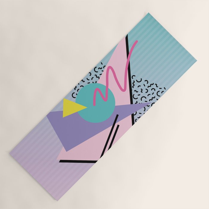 Memphis pattern 44 - 80s / 90s Retro Yoga Mat Gallery Image 1