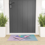 Memphis pattern 44 - 80s / 90s Retro Welcome Mat Gallery Image 3