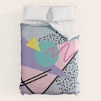 Memphis pattern 44 - 80s / 90s Retro Duvet Cover Gallery Image 6