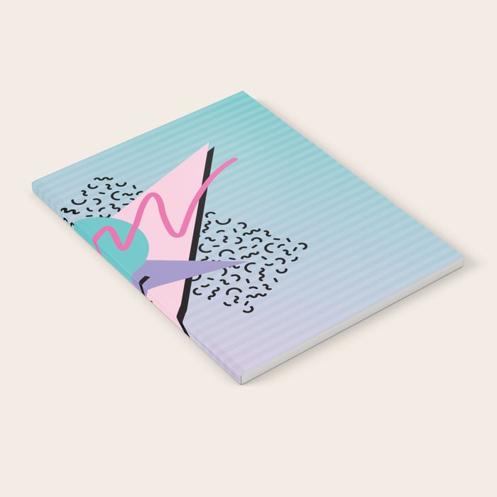 Memphis pattern 44 - 80s / 90s Retro Notebook Gallery Image 1