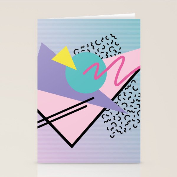 Memphis pattern 44 - 80s / 90s Retro Stationery Card Gallery Image 2