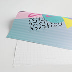 Memphis pattern 44 - 80s / 90s Retro Wrapping Paper Gallery Image 2