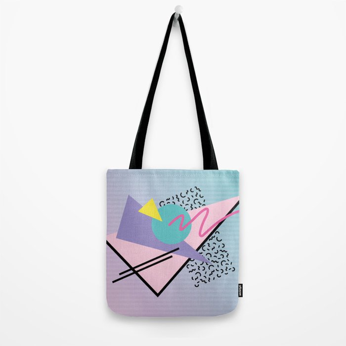 Memphis pattern 44 - 80s / 90s Retro Tote Bag Gallery Image 2