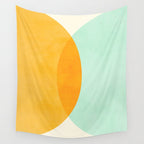 Spring Eclipse Abstract Shapes Series Wall Tapestry Gallery Image 4
