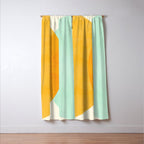 Spring Eclipse Abstract Shapes Series Window Curtain Gallery Image 3