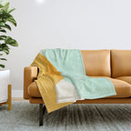 Spring Eclipse Abstract Shapes Series Throw Blanket Gallery Image 1