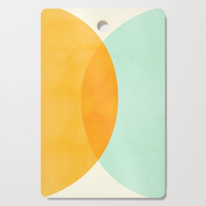 Spring Eclipse Abstract Shapes Series Cutting Board Gallery Image 1