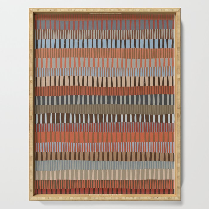 Mix of Stripes #3 Serving Tray Gallery Image 1