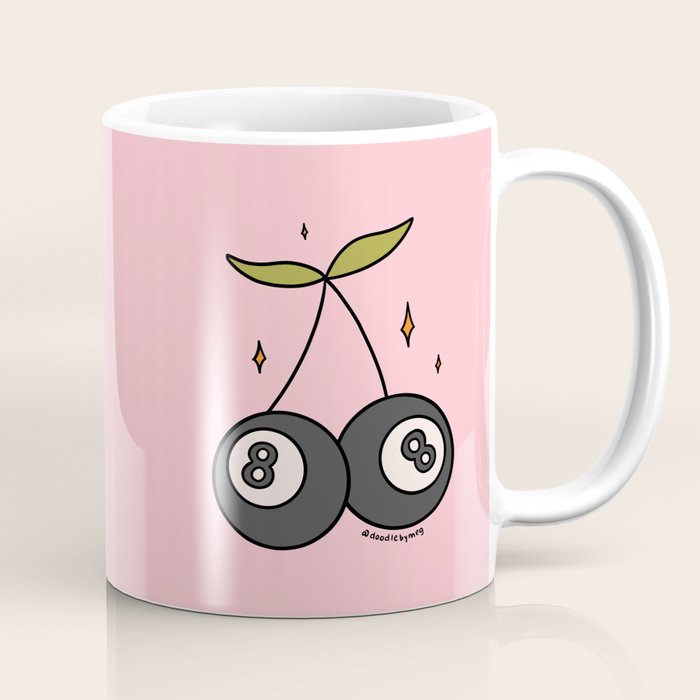 Cherry 8 Ball Coffee Mug Gallery Image 1