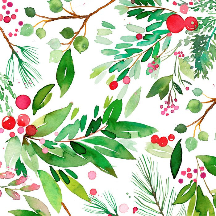Holiday Christmas Winter Nature Botanical Leaves Green Coffee Mug Gallery Image 2