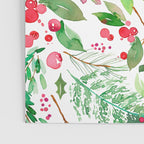 Holiday Christmas Winter Nature Botanical Leaves Green Poster Gallery Image 3
