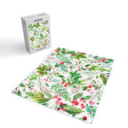 Holiday Christmas Winter Nature Botanical Leaves Green Jigsaw Puzzle Gallery Image 2