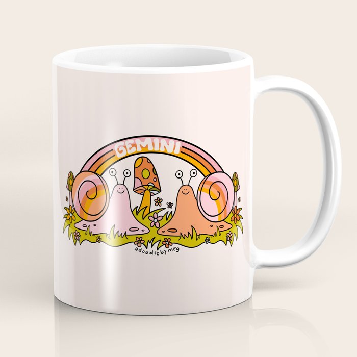 Gemini Snail Coffee Mug Gallery Image 1