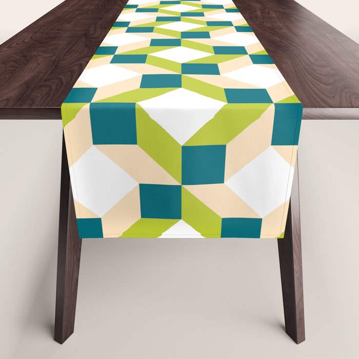 Geometric 02B Table Runner Gallery Image 1