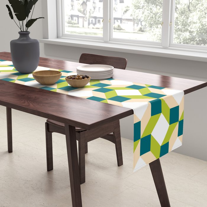 Geometric 02B Table Runner Gallery Image 2