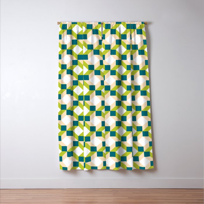 Geometric 02B Window Curtain Gallery Image 3
