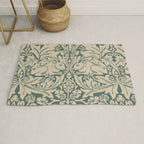 William Morris Brother Rabbit Sage Green Brer Art Rug Gallery Image 1