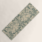 William Morris Brother Rabbit Sage Green Brer Art Yoga Mat Gallery Image 1