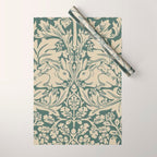 William Morris Brother Rabbit Sage Green Brer Art Wrapping Paper Gallery Image 1