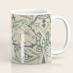 William Morris Brother Rabbit Sage Green Brer Art Coffee Mug Gallery Image 1