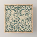 William Morris Brother Rabbit Sage Green Brer Art Mini Art Print Gallery Image 1