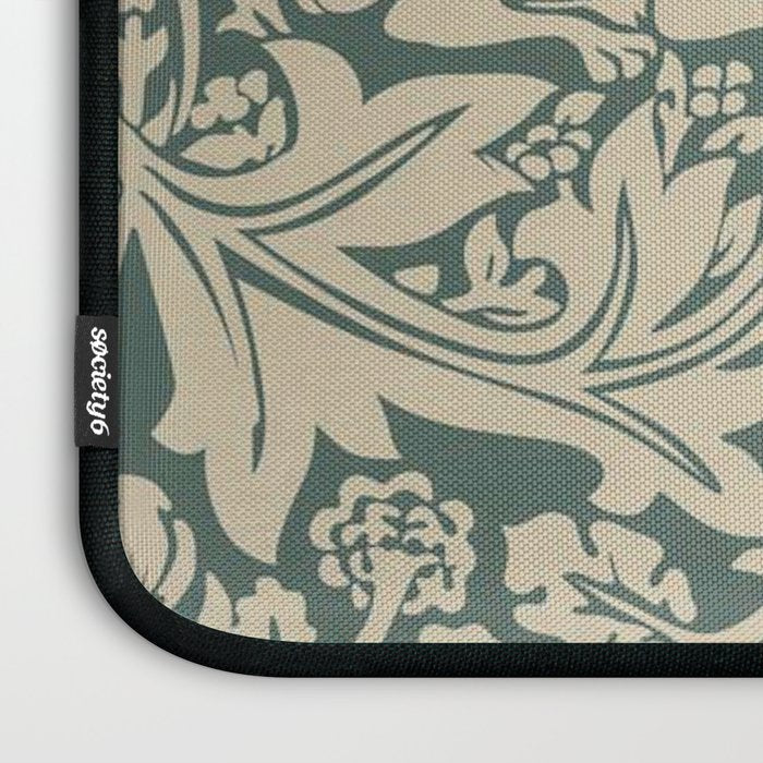 William Morris Brother Rabbit Sage Green Brer Art Laptop Sleeve Gallery Image 3