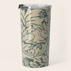William Morris Brother Rabbit Sage Green Brer Art Travel Mug Gallery Image 3