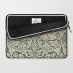 William Morris Brother Rabbit Sage Green Brer Art Laptop Sleeve Gallery Image 2